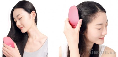 Расческа Xiaomi Yueli Portable Anion Massage Comb Matte Pink (HIC-206RM)
